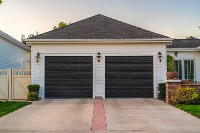 Add a Contrast Color to Your Garage Door