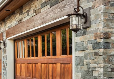 Garage Door Staining